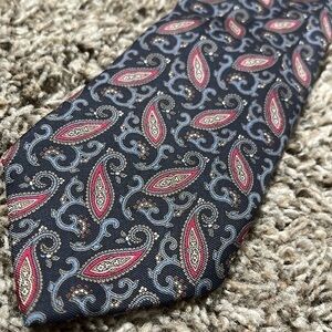 Christian Dior Paisley silk Tie